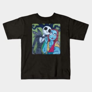 Jack & Sally Take a Selfie Kids T-Shirt